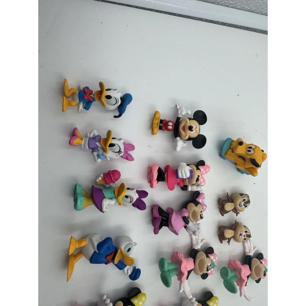 Lot Of 15 Disney Mickey, Minnie, Donald, Daisy Figures Cake Toppers Toys